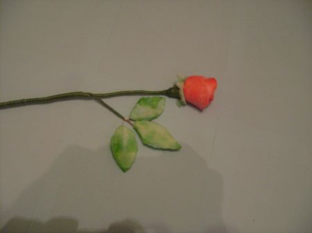 En gave til mamma blomster fra bomullsull