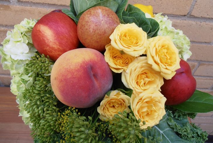 Selv en blomsterhandler: 5 høstbuketter med grønnsaker og frukt