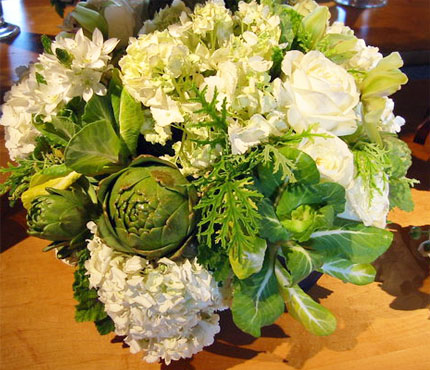 Selv en blomsterhandler: 5 høstbuketter med grønnsaker og frukt