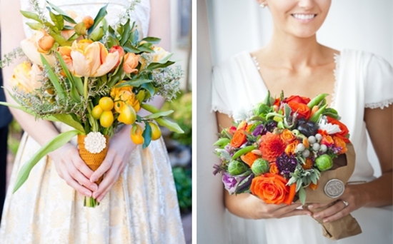 Selv en blomsterhandler: 5 høstbuketter med grønnsaker og frukt