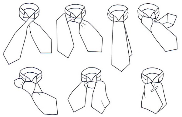 Ordningen om å knytte en sommerfugl og lage en bowtie med egne hender