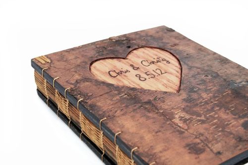 Bryllupalbum: designideer. Bryllup fotoalbum med egne hender i scrapbooking teknikk.