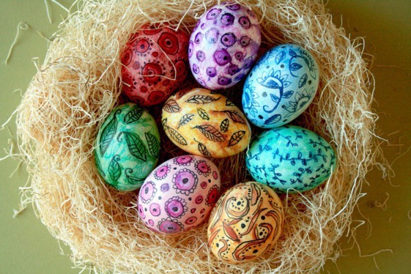 Hvordan dekorere egg til påske med egne hender - interessante mesterklasser med bilder