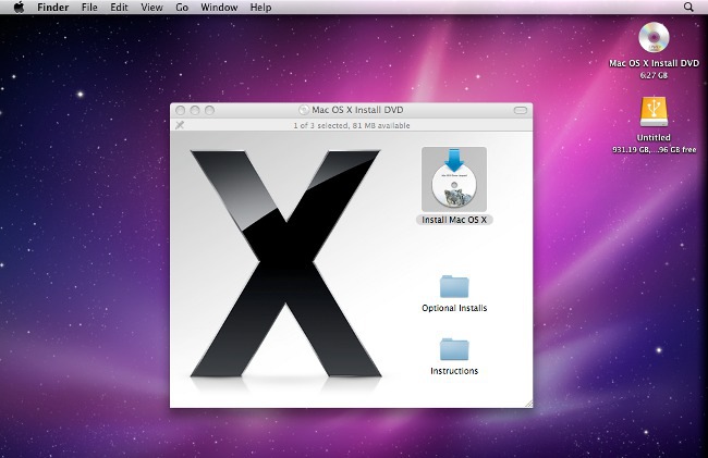 Slik installerer du Mac OS X