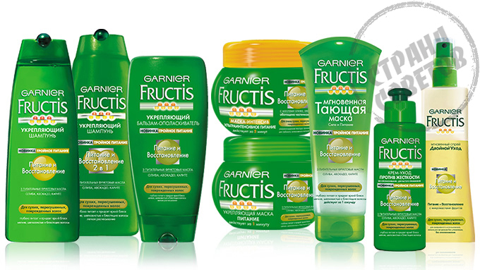 Garnier Fructis ernæring og gjenoppretting