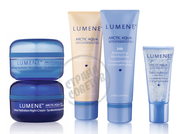 Lumene Arctic Aqua ansiktscreme, øyekonturgel