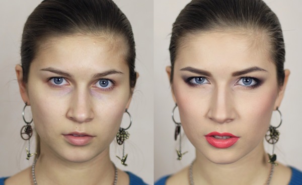 Hvordan tegne piler foran eyeliner