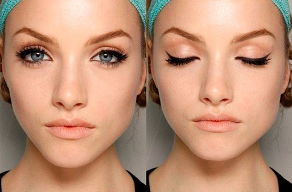 Hvordan tegne piler foran eyeliner
