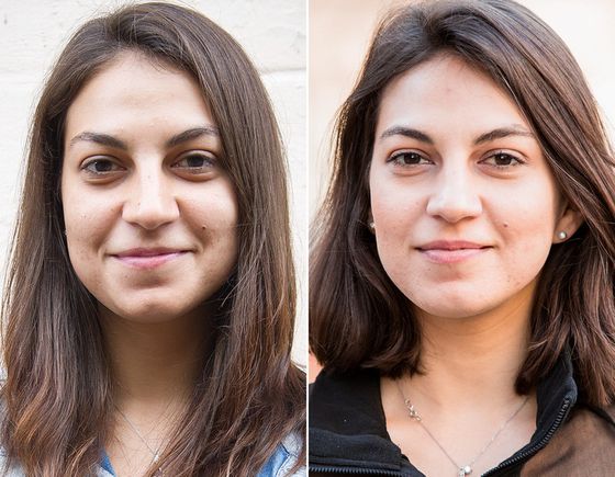 Permanent sminke for å skjule blåmerker under øynene