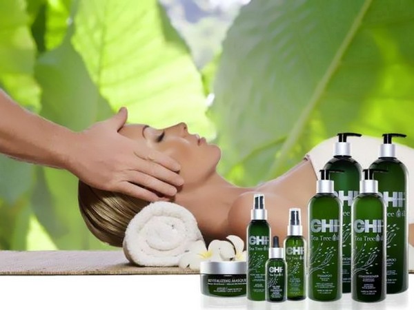 Sommer fuktighetsgivende: en samling av hårpleie SHI Tea Tree Oil