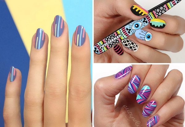 Sommer manikyr: kreative design fra Instagram