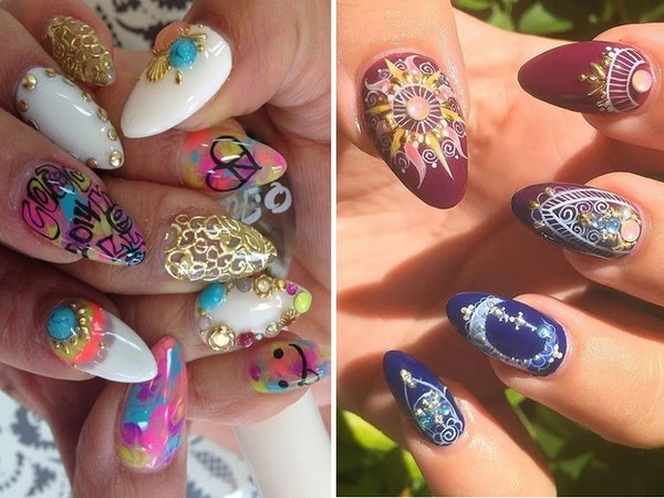 Sommerkjærlighet: Hippie Manicure - Nåværende Trend-2016