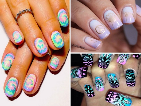 Sommerkjærlighet: Hippie Manicure - Nåværende Trend-2016
