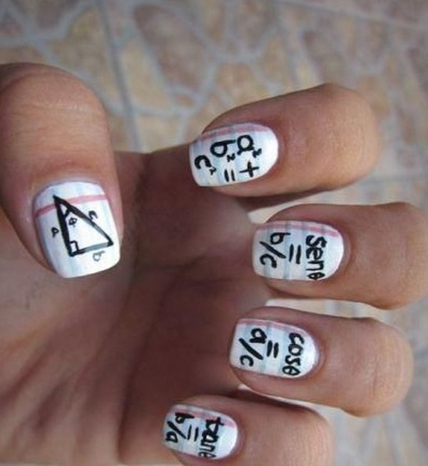 Hva manikyr å lage i skolen 1. september, et bilde. Manicure ideer for kunnskapsdag for elever av 9. og 11. klasse