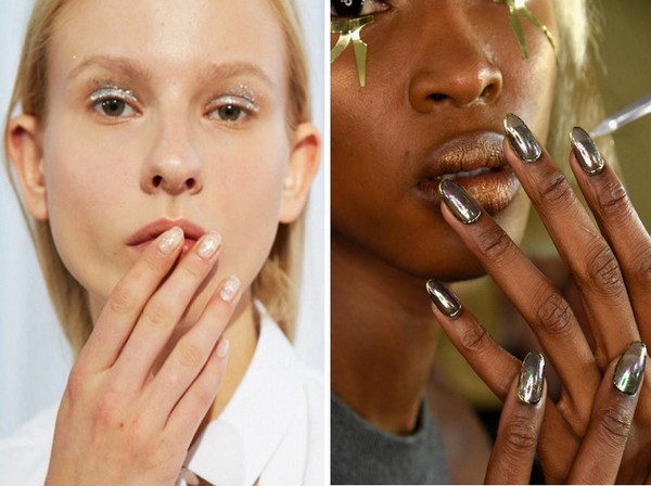 Manikyr med glitter - sommer trend-2016