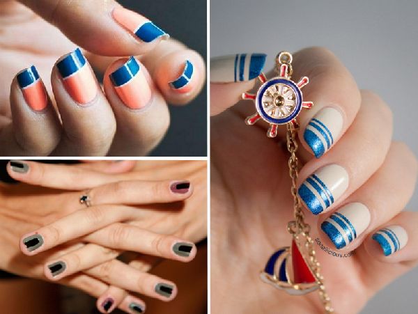 Manicure сolor blokk - september trend-2016