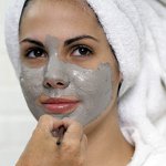 Masker laget av leire for ansikt