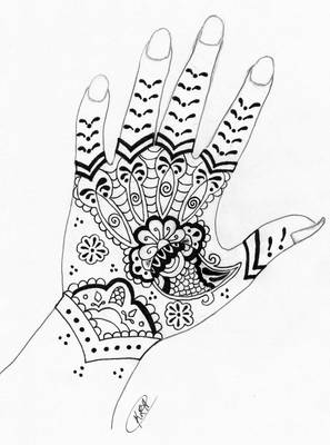 Mehendi hjemme