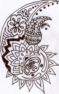 Mehendi hjemme