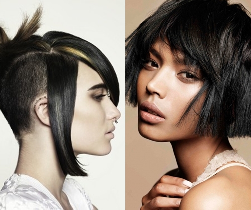 Fasjonable haircuts høst vinter 2013-2014: bilde av de mest fasjonable kort og lange hårklippene i 2014