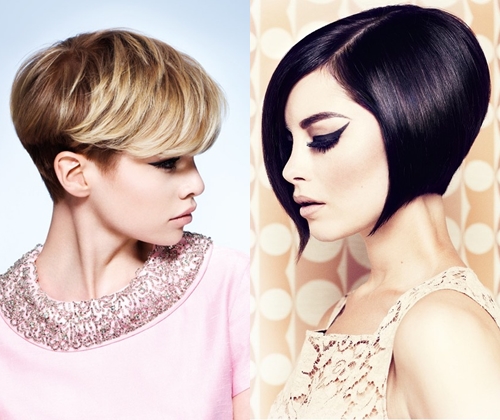 Fasjonable haircuts høst vinter 2013-2014: bilde av de mest fasjonable kort og lange hårklippene i 2014