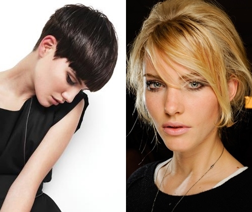 Fasjonable haircuts høst vinter 2013-2014: bilde av de mest fasjonable kort og lange hårklippene i 2014
