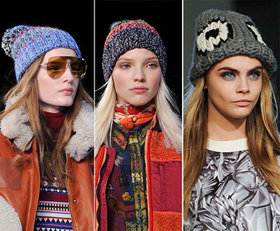 Trendmaterialer til nye hatter av den nye sesongen 2014-2015