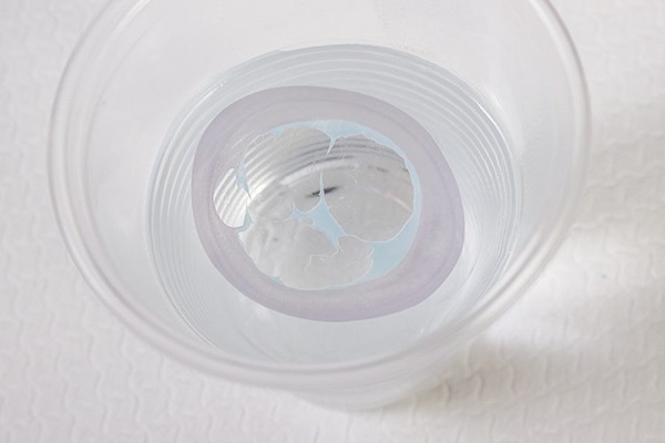 Marmor manikyr med gel-lakk