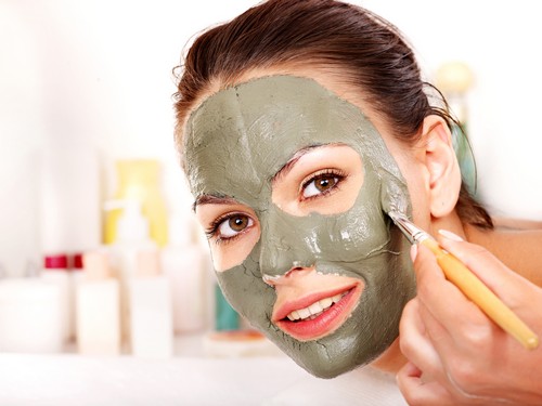 Vintermaske med olivenolje