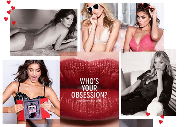 For de vakreste: Victoria's Secret Valentine's 2017 dameundertøy