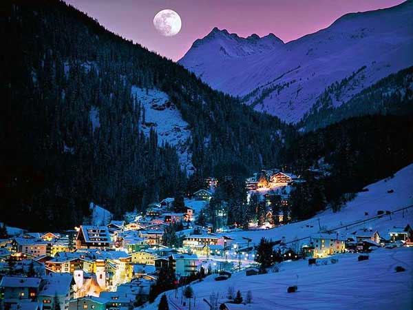 Mountain skianlegg i Russland Khvalynsky