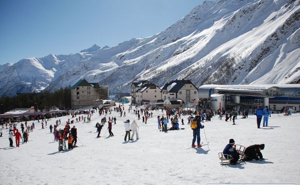 Fjellskianlegg i Russland Elbrus-regionen