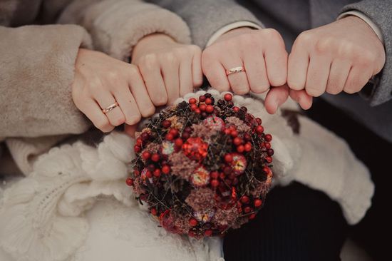 Ideer til bryllupsfotografering om vinteren