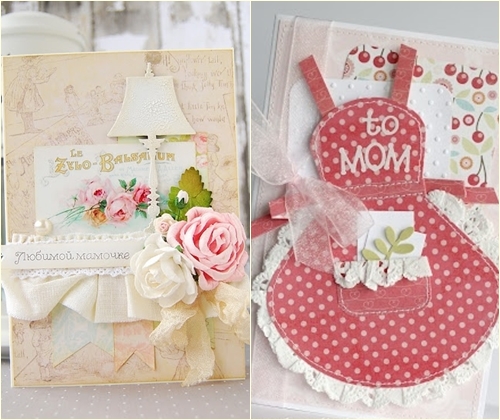 Hvordan lage et postkort for mamma med egne hender