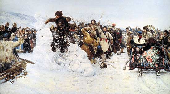 Hvordan tegner Shrovetide? Tegn en vårferie med barna