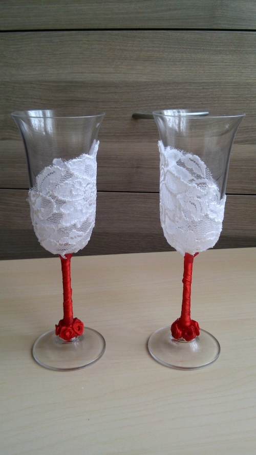 Bryllup briller dekorasjon