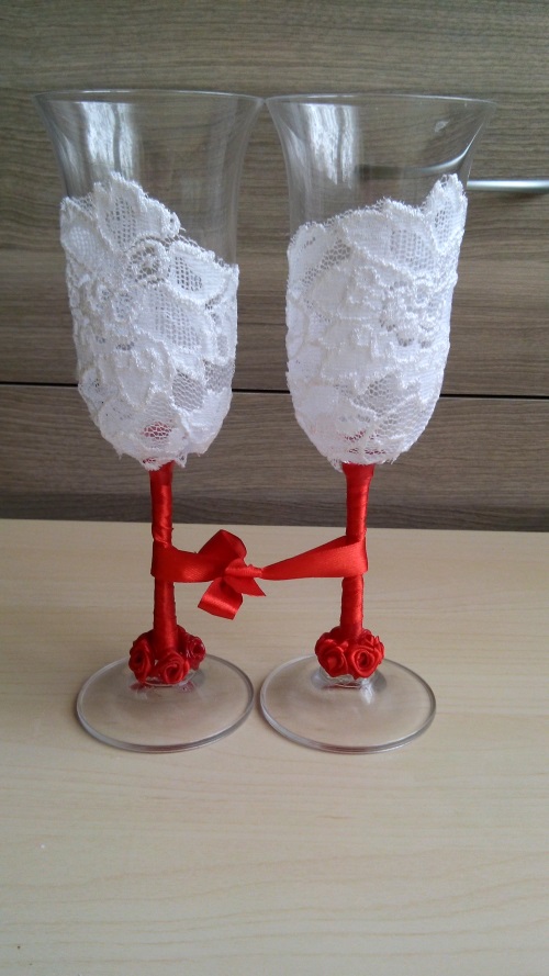 Bryllup briller dekorasjon