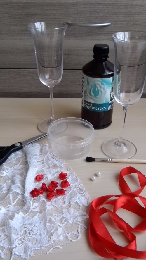 Bryllup briller dekorasjon