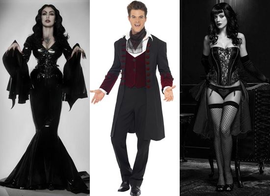 Vampyr Kostyme for Halloween: foto hvordan du lager dine egne hender