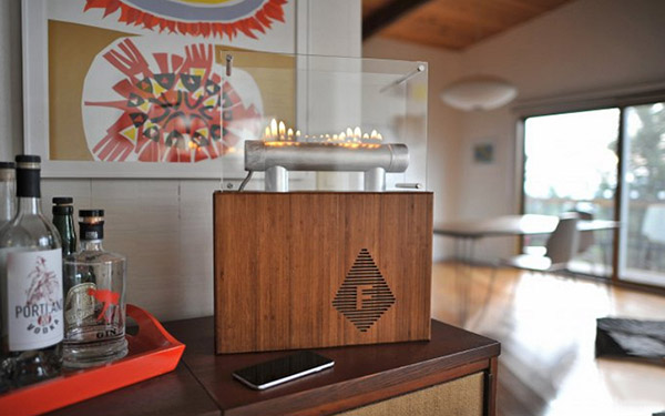 Brann magi: kolonne-peis Fireside Audiobox
