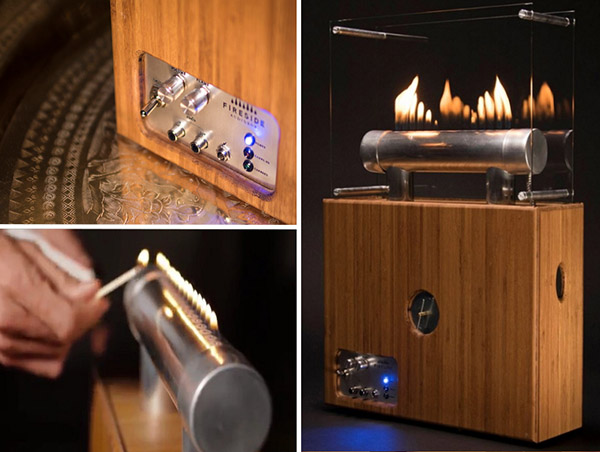 Brann magi: kolonne-peis Fireside Audiobox