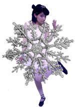 Nyttårs Snowflake Kostyme