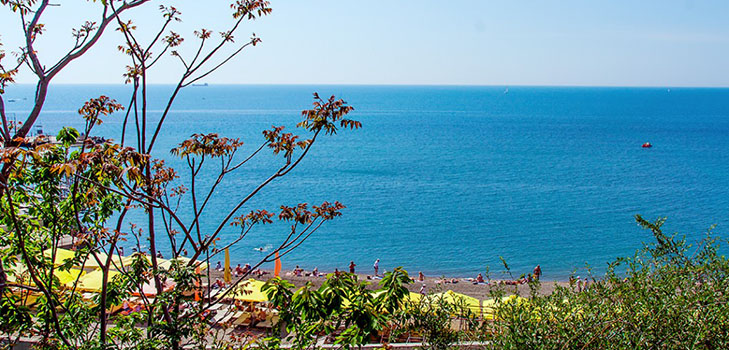 Været i Anapa i april 2017