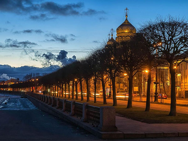 Været i St. Petersburg i april 2017