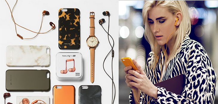Svensk duo: samling av tilbehør Happy Plugs x H & M