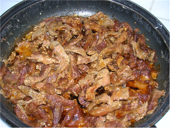 Beef Stroganoff i stekepanne