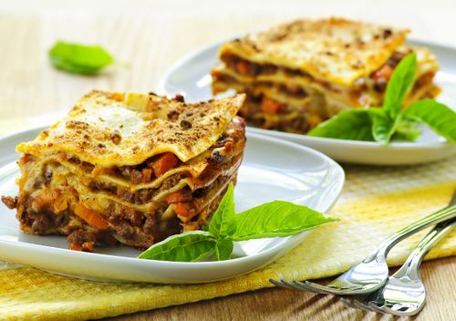 Lekkert og rask festlig middag 23. februar, lasagne med sopp
