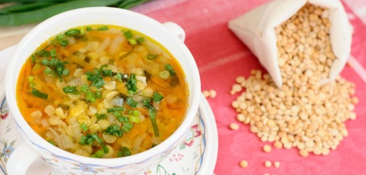 en bolle med suppe