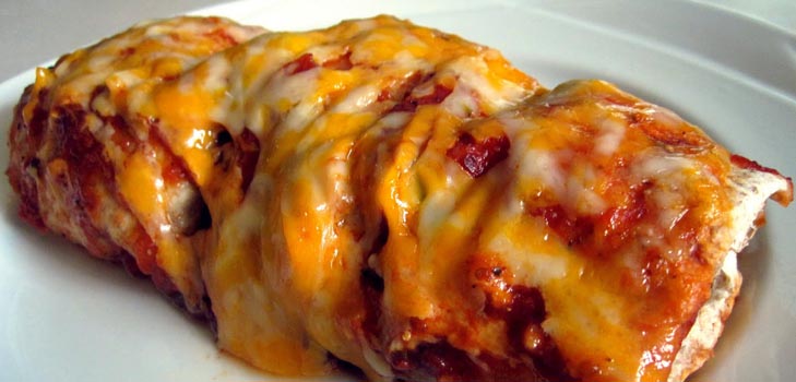 Enchiladas med bønner og rotgrønnsaker