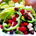 Foto av oppskriften på en lett og original salat til bursdagen til "New York"